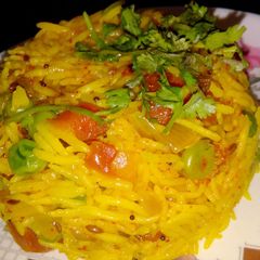 A picture of Mumbaiya tava pulav.