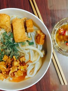 Hình của món Bánh canh bột gạo Chay.