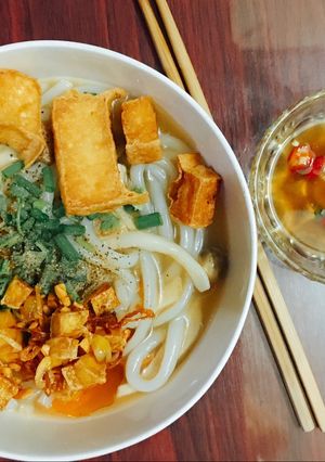 Hình của món Bánh canh bột gạo Chay.