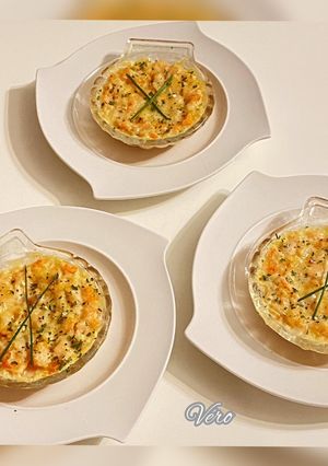 Une photo de Gratin de crevettes
