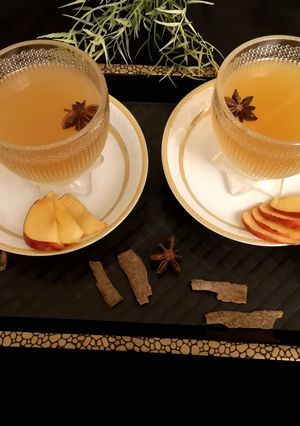 A picture of Spiced apple tea🍎☕.