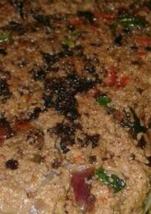 Foto resep Pepes blondo (ampas minyak kelapa)