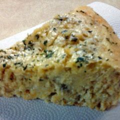 A picture of Sam's Green Chile Cheese Cornbread.
