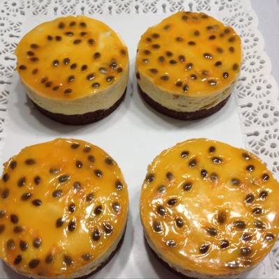 Asser vendedor Disturbio Mini Cheesecake de Maracuyá Receta de Haydee Agreda- Cookpad