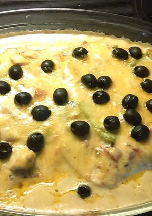 A picture of Chicken Enchilada Casserole.