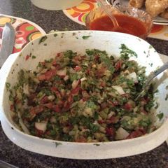 A picture of Mexican Pico de Gallo.