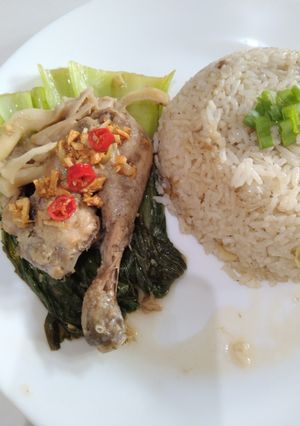 Foto resep Nasi Hainan Ayam Kampung