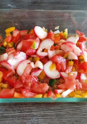Una foto de Ensalada primaveral al estilo Coke