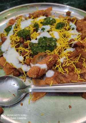 A picture of Khasta chat.
