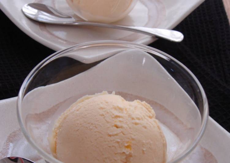Recipe of Ultimate Rich Sake Lees Ice Cream