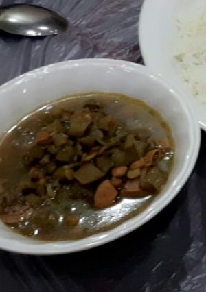 صورة لوصفة فول باللحمه (مرق)