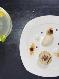Una foto de Dulces recuerdos (panna cotta de mazapán)