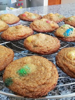Una foto de Galletas de M&Ms con Harina de Centeno