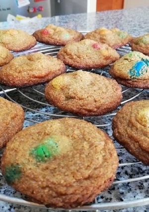 Foto principal de Galletas de M&Ms con Harina de Centeno