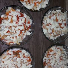 A picture of Lasagne in a Cup.