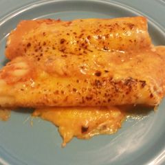 A picture of Not Really Mexican, Chicken Manicotti.