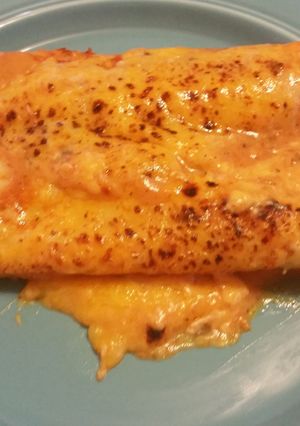 A picture of Not Really Mexican, Chicken Manicotti.