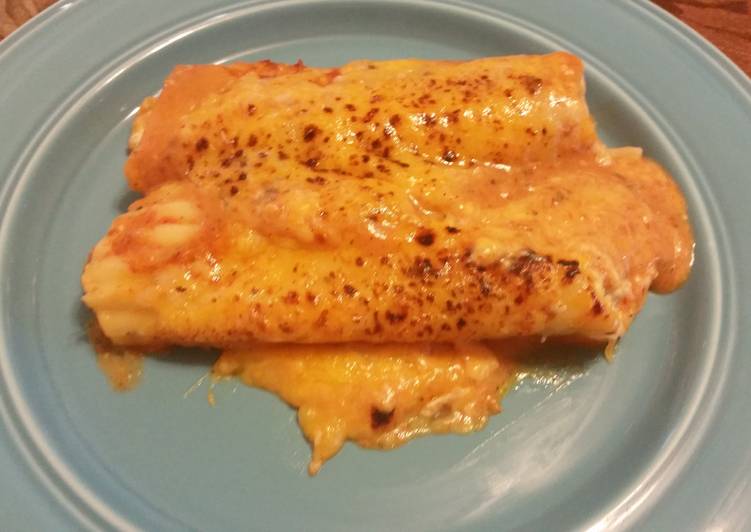 Recipe of Perfect Not Really Mexican, Chicken Manicotti