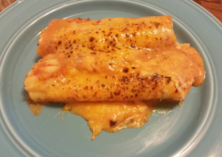 Easiest Way to Make Ultimate Not Really Mexican, Chicken Manicotti