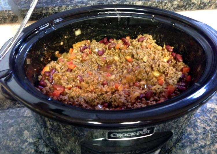 Crock Pot Beef Chili