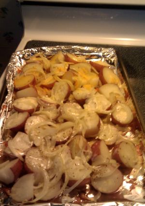 A picture of Potato onion steamer.
