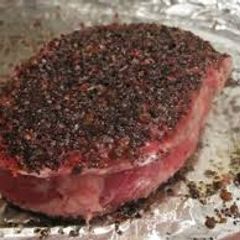 A picture of Peppercorn Steak.