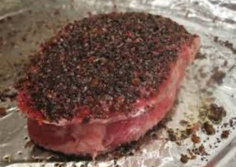 Simple Way to Make Homemade Peppercorn Steak