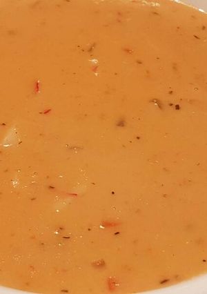 A picture of Lobster Bisque.
