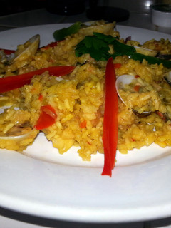 A picture of Seafood Paella.