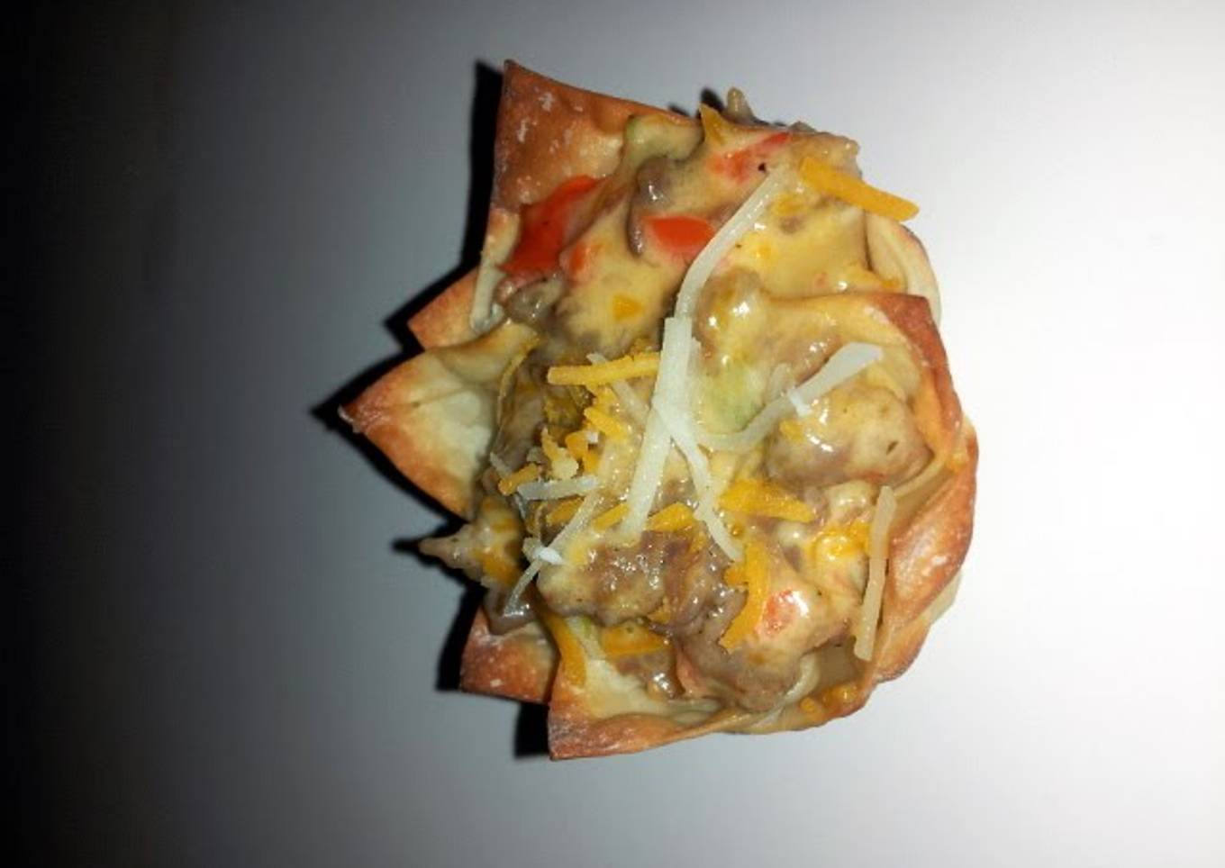 Sausage Wontons