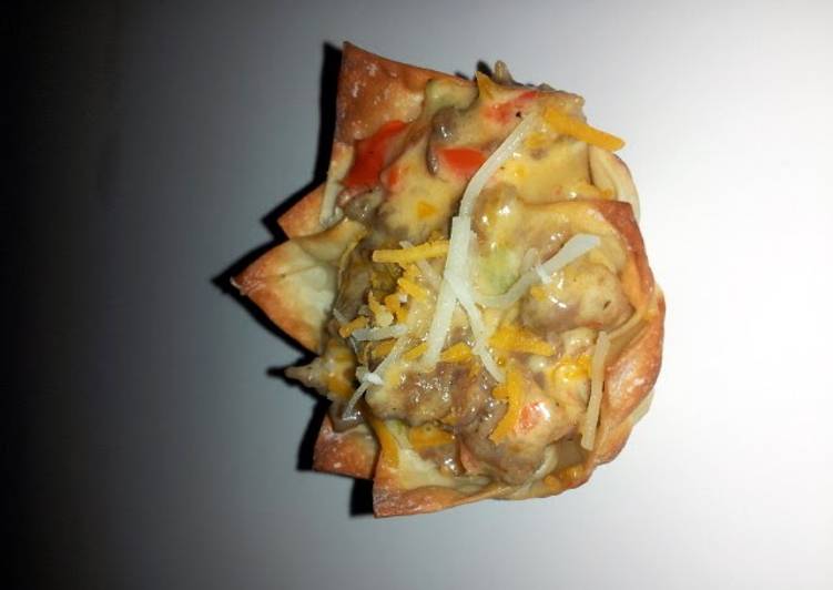 Recipe of Yummy Sausage Wontons