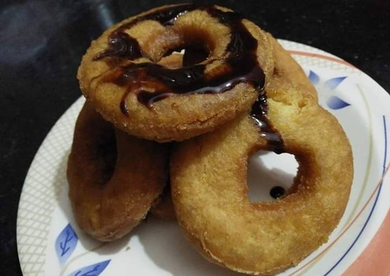 Eggless yeast free Donuts