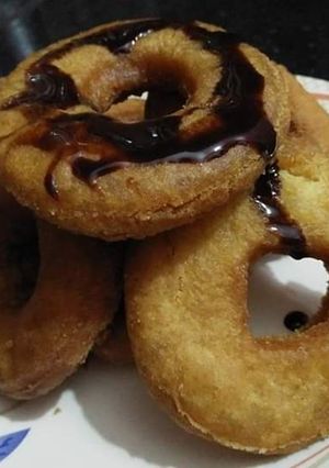 A picture of Eggless yeast free Donuts.