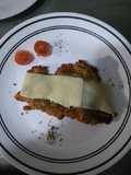 Milanesa de pollo a la napolitana