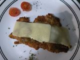 Milanesa de pollo a la napolitana