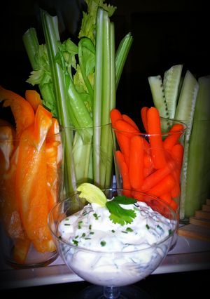 A picture of Mike's Creamy Garden Dip Or Spread.