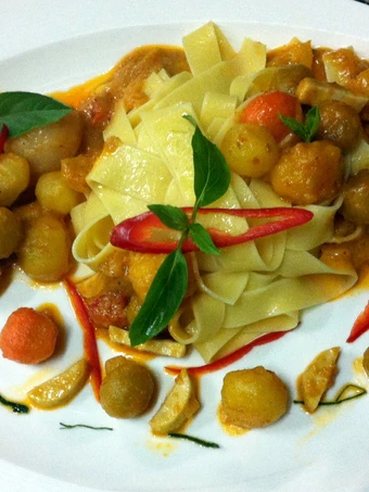 Easy Ways Make|Recipe} Tagliatelle In Sweet Potato Red Curry Sauce the So Delicious