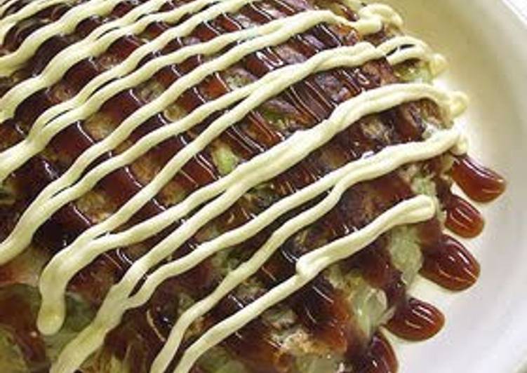 Steps to Prepare Ultimate Simple but Addictive Cabbage Okonomiyaki (Savory Pancake)