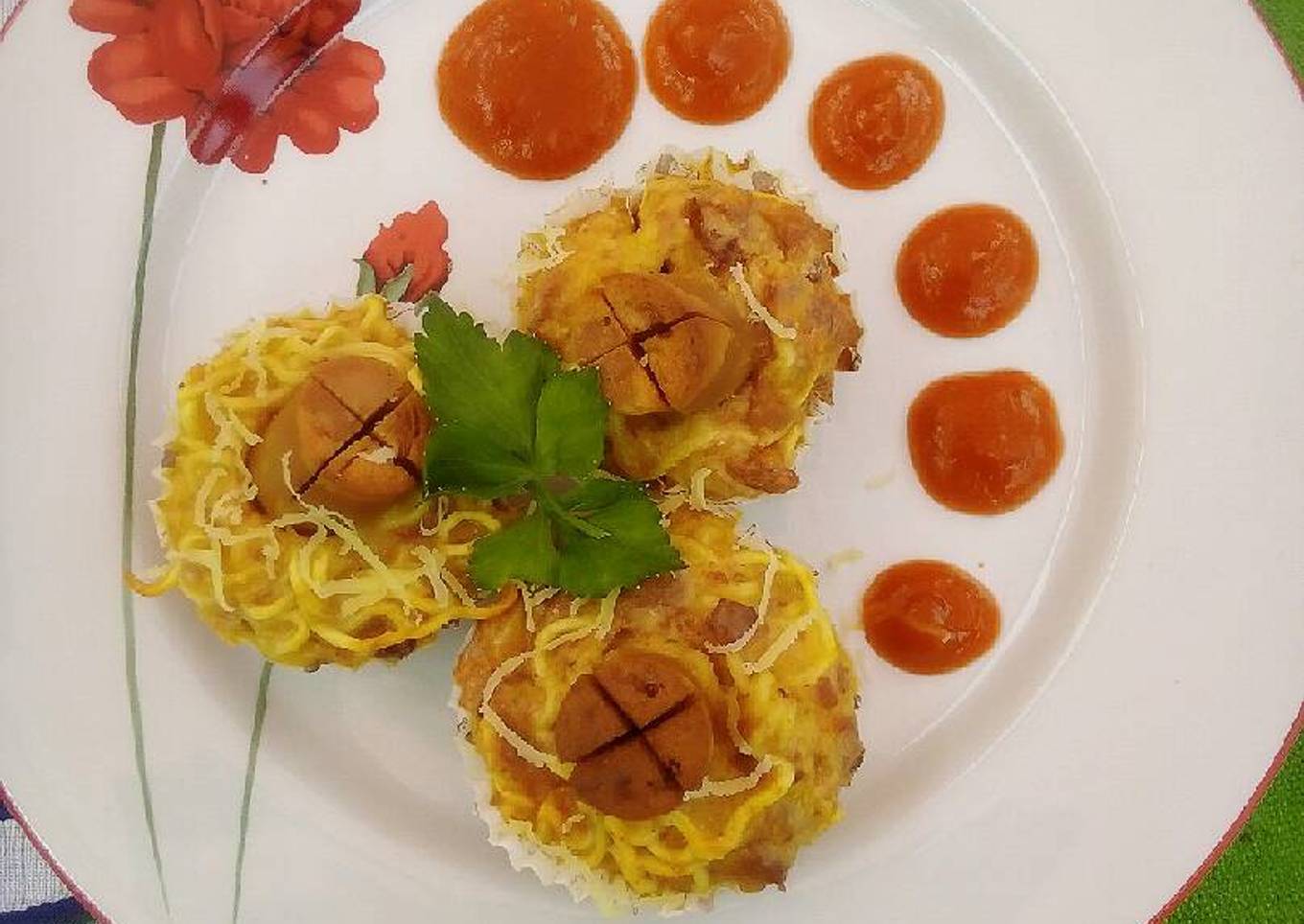 Muffin Mie Panggang