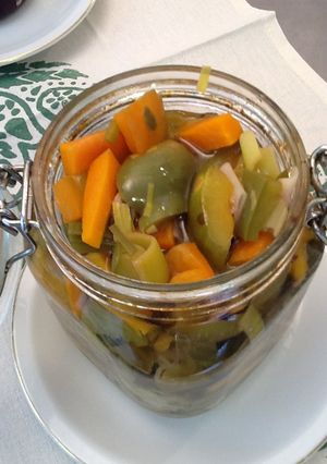 Una foto de Escabeche de verduras