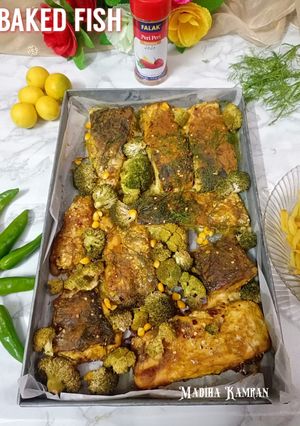 A picture of Baked fish.