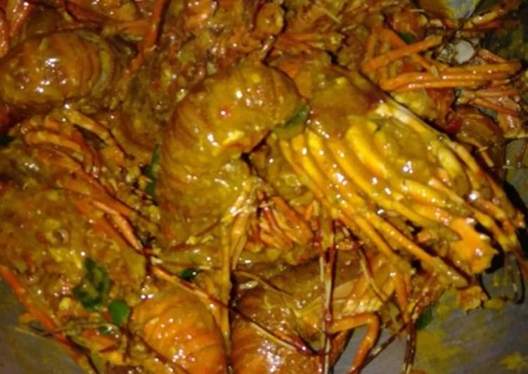 Cara Gampang Membuat Lobster saus padang, Lezat Sekali
