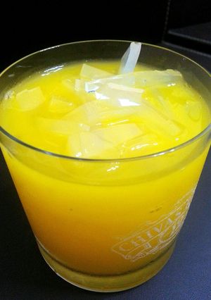 A picture of Orange Juice With Jello.