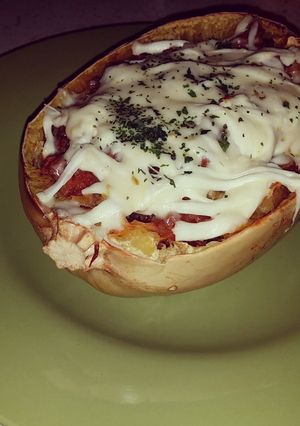 A picture of Spaghetti Squash Lasagna.