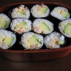 A picture of Avocado and Shrimp California Roll.