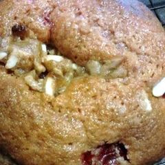 A picture of Cherry Almond Crunch Muffins.