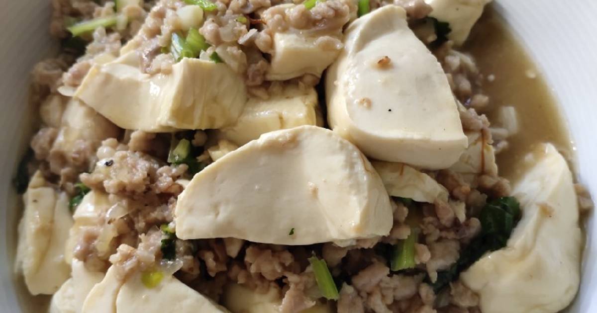 Tofu Pork Recipe by Emie - Cookpad