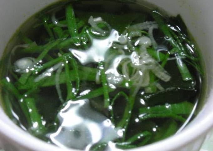 Recipe of Favorite Ready in a Flash: Quick Wakame Soup