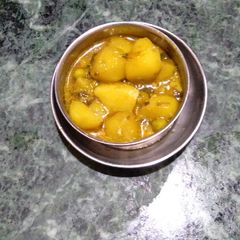 A picture of Aloo matar ki sabji.