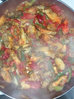 A picture of Easy chicken fajitas.